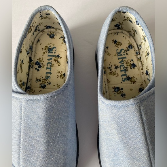 Easy Closure Comfort Slip On Slip Resistant Slippers House Shoes Size 10 - Picture 2 of 12